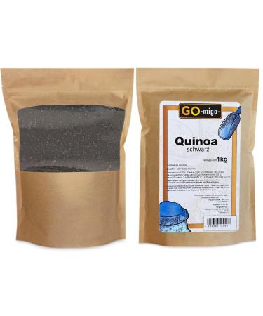 Buy 1kg Black Quinoa Seeds (1000g) - Premium Chenopodium Quinoa for International Shipping - Buy Online on SooperMarket.com