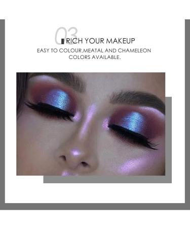 AKARY 12 Colors Glitter Eyeshadow Palette - Highly Pigmented Eye Makeup for Women and Girls - Monochrome Polarized Light Eye Shadow - Mashed Potato Pearlescent Shades - Eye Brightening Flash Powder (03G) - Buy Online on SooperMarket.com