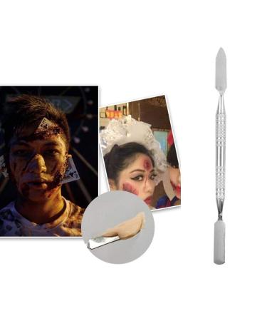 Universal Stainless Steel Skin Wax Knife - Double-Sided Spatula for Special Effects Makeup & Sculpture Accessories - Buy Online on SooperMarket.com