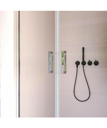 Buy DOBLA - 100 Transparent Glass Shower Door with Dual Salon Doors (H195 6mm) | International Shipping - Buy Online on SooperMarket.com