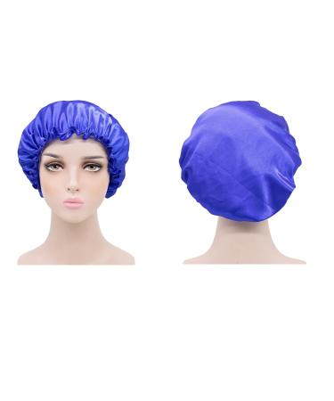 Satin Hair Cap for Women - Pack of 5 | Hair Protection & Sleep Cap for Home Use, Shower Cap, Chemotherapy Headscarf | Multi-purpose Hair Care Cap - Buy Online on SooperMarket.com