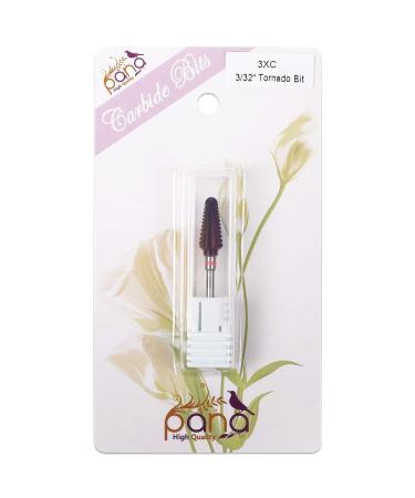 PANA USA 3/32 Purple Tornado Nail Carbide Drill Bit - Fast Acrylic & Gel Removal - Professional Manicure Pedicure Tool - Buy Online on SooperMarket.com