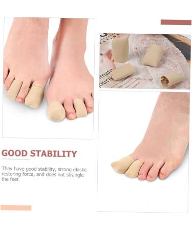 KALLORY 2pcs Silicone Gel Toe Sleeves - Toe Protectors and Finger Tube Sleeves for Toe/Finger Protection - Buy Online on SooperMarket.com