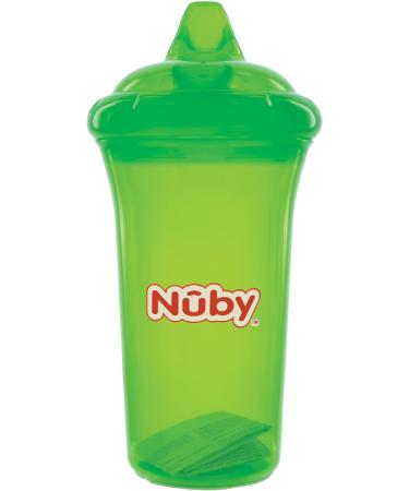 Nuby No-Spill Sippy Cup for Baby and Toddler 9oz - Dual-Flo Valve, Color May Vary - Buy Online on SooperMarket.com