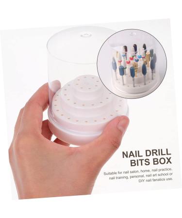 FRCOLOR 8 Pcs Grinding Head Storage Box Nail Drill Holder Nail Drill Bit Organizer Nail Tool Organizer Nail Grinding Organizer Case Grinding Head Display Base Nail Bit Manicure - Buy Online on SooperMarket.com