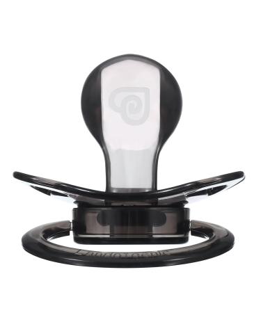 Landofgenie Adult Pacifier - Big Sucker Sign 2-Pack Transparent Design Black & White - Unique Gift for Grown-Ups - Buy Online on SooperMarket.com