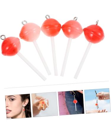 30 pcs Clay Embellishment Key Bag Lollipops Fob Colorful Flatback Hangings Fake Pendant 1.5X1.5X4.5CMx4pcs Redx4pcs - Buy Online on SooperMarket.com