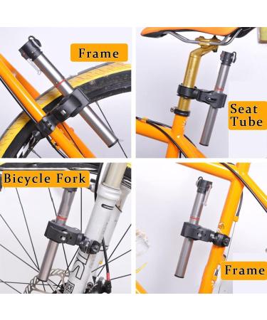 Bike Flashlight Holder - 2 Pack Universal Mount with 360 Rotation for Cycling & Riding - Buy Online on SooperMarket.com