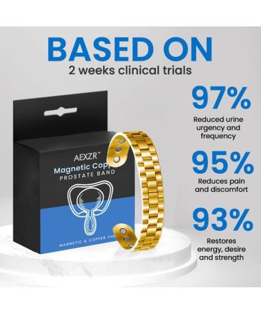 Magnetic Copper Prostate Band Prostate Wristband Magnetic Copper Prostate Bracelet Improves Blood Circulation Black - Buy Online on SooperMarket.com