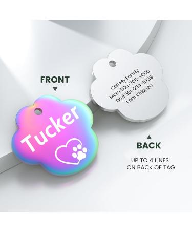 Personalized Yehanti Dog ID Tag - Engraved Stainless Steel Name & Contact Info for Dogs Cats & Puppies - Buy Online on SooperMarket.com