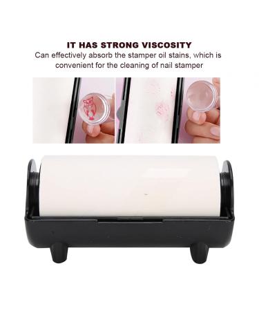 Black Nail Stamper Oil-Absorbing Paper | Eco-Friendly Manicure Tool | Small Volume Pattern Removal | International Shipping - Buy Online on SooperMarket.com