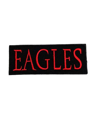 Music E American Rock Country Rock Folk Rock Soft Rock Band Music Logo Patch Embroidered Sew Iron On Patches Badge Bags Hat Jeans Shoes T-Shirt Applique