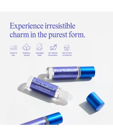 Pure Instinct SURRENDER Roll-On The Original Pheromone Infused Body Oil Perfume Fragrance EdP Parfum - For Her Women - TSA Ready 0.34 fl oz Surrender - Women - Buy Online on SooperMarket.com