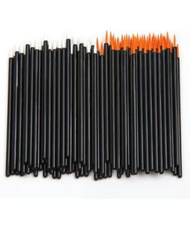 Geynutaly 100Piece Beauty Makeup Eyeliner Brushes Disposable Eyeliner Brush with Cap White - Buy Online on SooperMarket.com