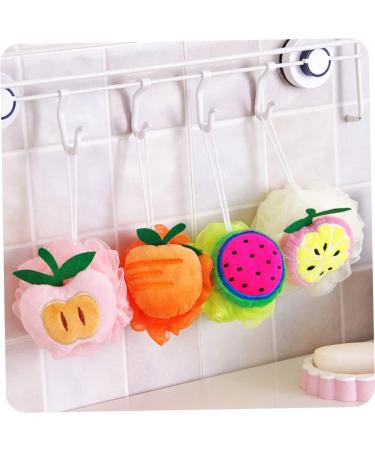 NOLITOY 4pcs Large Bath Ball Pouf Sponge - Cute Mesh Shower Flower for Spa & Relaxation - Buy Online on SooperMarket.com