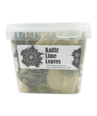 Nature Kitchen Kaffir Lime Leaves 30G Large Tub of Seasoning Spices and Herbs. Gluten-Free and Vegan Everyday Cooking Blends for Marinades Sauces Frying Baking Or Grilling