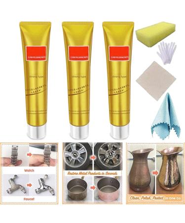 Metal Polishing Cream 2022 New Metal Polishing Paste Fixini All Metal Polish Cream Markforlove Metal Cleaning Paste Ultimate Metal Polish Cream Stainless Steel Cleaner Rust Remover (3)
