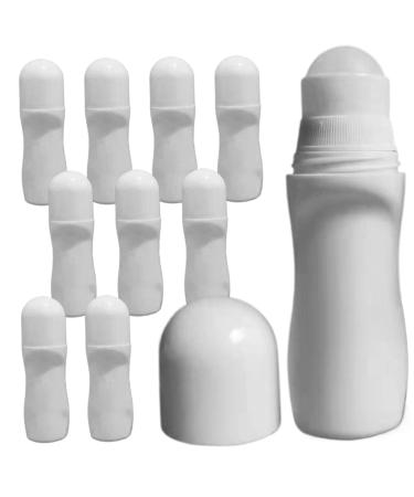 Sunscreen Applicator for Kids Adults 10Pcs 50ml Sunscreen Roller Applicator Refillable Portable Empty Curved Sunblock Applicator for Beach Seaside Travel Sunscreen Roller Applicator