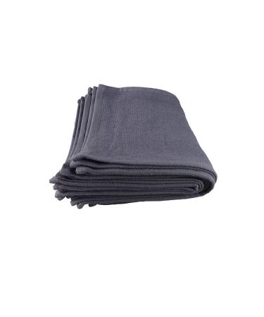 Comair 7001199 Eye cloth anthracite 100% cotton 30 x 15 cm 10 pieces bag