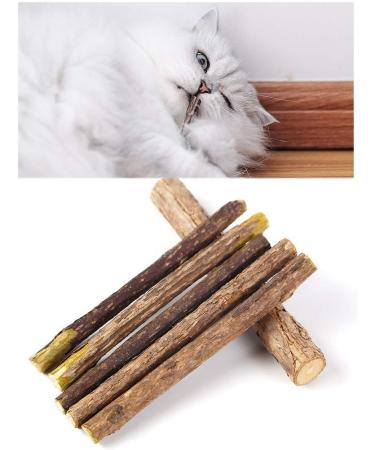 nuoshen 30 Pcs Chew Sticks for Cats Catnip Sticks Cat Sticks Cat Chew Toy Cat Teething Toys Natural Wood Sticks for Cats Play and Relax - Buy Online on SooperMarket.com