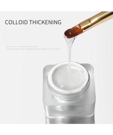Semi Solid Nail Model Gel Tranparent Gel Polish Decoration Powder Carving Glues Jelly Manicure Tools Polish - Buy Online on SooperMarket.com
