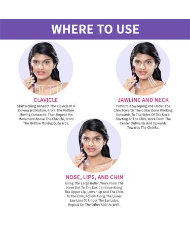 Nykaa Naturals Amethyst Face Roller - Diminish Fine Lines & Wrinkles | Natural Skin Calming Crystals | Tone & Sculpt Skin - 1 pc - Buy Online on SooperMarket.com
