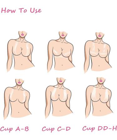 Clear Breast Lift Tape for A-DD Cup Large Breast | Invisible Push Up Tape | Sweatproof Body Tape for Breast Lift - Christmas Elk Nipple Covers Included - Buy Online on SooperMarket.com
