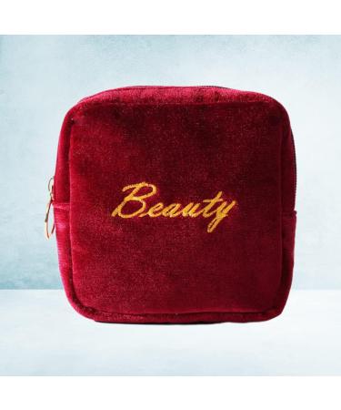 2ST Mini Clear Makeup Bag | Transparent Cosmetic Organizer for Women | Travel Storage Box 13x13x4cm (2pcs) - Buy Online on SooperMarket.com