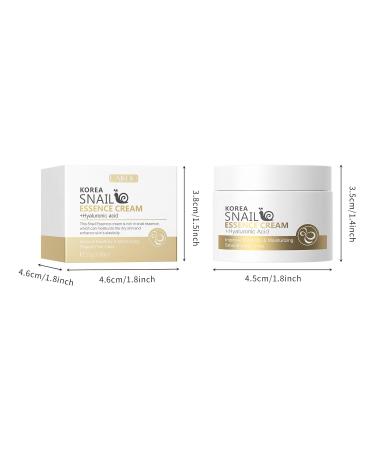Snail Essence Face Cream - Moisturizing Acne Scar Removal & Nourishing Collagen for Damaged Skin - Buy Online on SooperMarket.com