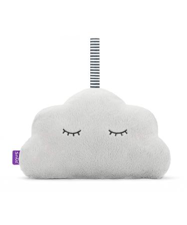 Sn z dream cloud sleep aid babies plush playful white noise with 4 calming sounds and 2 light options in pink and white baby bed mobile with night light