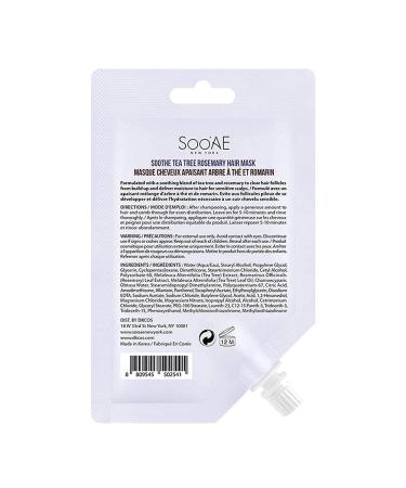 Soo'AE Tea Tree Rosemary Hair Mask 12ct 0.40oz Pack - Nourishing Hair Treatment - Buy Online on SooperMarket.com