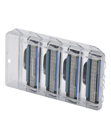 Union Razors Replacement Razor Blades - 4 per Pack 1 Count (Pack of 1)