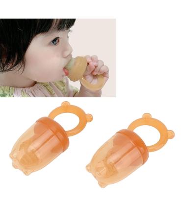 Rehomy Baby Fruit Feeder Pacifier - 2 Pack Silicone Fresh Food Feeding for Safe Self Feeding - Ideal for Infants & Toddlers - Buy Online on SooperMarket.com
