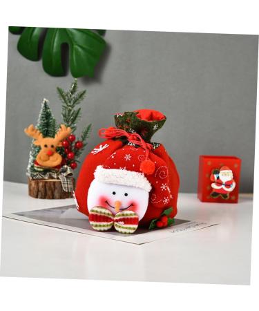 Anneome Pouch 3pcs Christmas Bag Candy Bags Christmas Tree Hanging Ornament Doll Wrapping Bags Drawstring Bag - Buy Online on SooperMarket.com