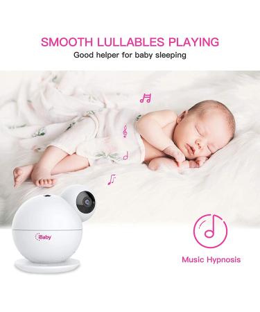 iBaby M8 2K Smart Baby Monitor with 355 Pan, 110 Tilt, 2-Way Talk, Video, Moonlight Projector, Temperature/Humidity Alerts - iOS/Android - Motion and Crying Alerts - Buy Online on SooperMarket.com