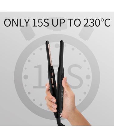 Buy K&K Mini Smooth Iron - Professional Hair Styling Tool for Short Hair Beards & Ponies | Fast Heating Adjustable Temp Titan Low Iron - Buy Online on SooperMarket.com