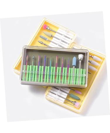 Mikinona 1 Set Nail Drill Bits Acrylic Nail Kit Manicure Sand Tool Manicure Drill Bits Diamond Nail Bit Kit De Pedicure Tools Gel Nail Kits Nails Drill Bits Manicure Pedicure Kit Nail Tools - Buy Online on SooperMarket.com