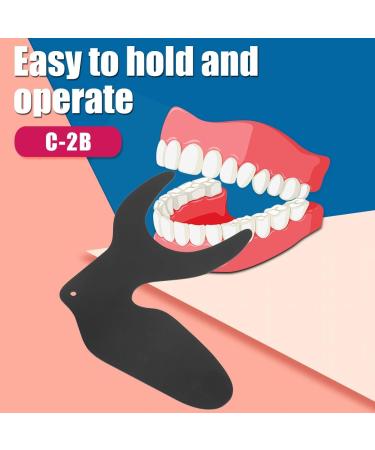 Dental Photo Contrast Board for Intraoral Photography | Black Background Palatal Retractor (C-2B) - Optimize Your Shots! - Buy Online on SooperMarket.com