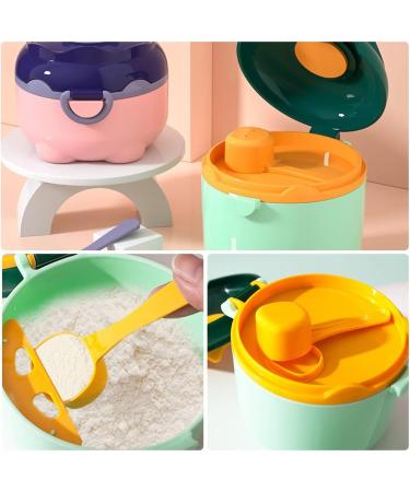 Portable Milk Powder Dispenser - Airtight Formula Container for Baby Travel Feeding - Buy Online on SooperMarket.com