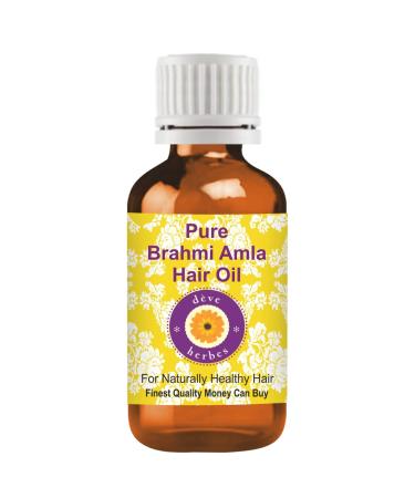 Deve Herbes Pure Brahmi Amla Hair Oil 100ml (3.38 oz)