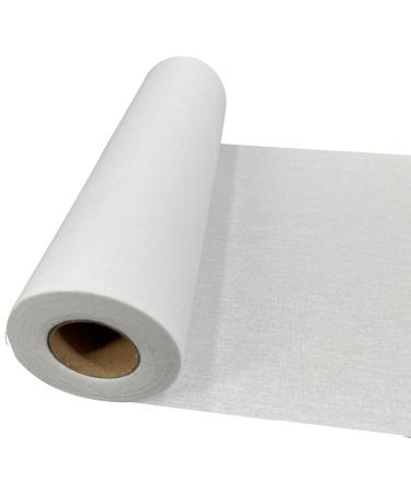 PLANTIONAL Woven Cotton Iron-On Fusible Interfacing: 10.6 inch X 10 Yards White Heavy Weight 100% Cotton Single-Sided Interfacing for t-Shirt Quilts Blouses Dress Shirts Collars DIY Crafts Supplies