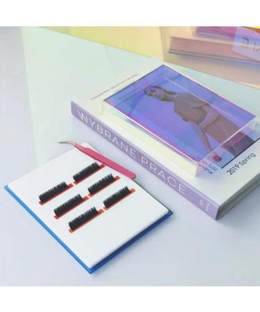 Dazzling Eyelash Grafting Pallet with Dust-Proof Cover - Acrylic Lash Tile Holder for Extensions Storage in Beauty Salon - Buy Online on SooperMarket.com