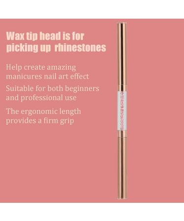 Double-Sided Dotting Pen for Nail Art - Rhinestone Picker & DIY Decoration Tool (Pink) | International Shipping Available - Buy Online on SooperMarket.com