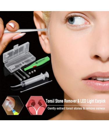 Stainless Steel Ear Wax Removal Tool with LED Light - Adult Ear Cleaner Kit (Random Color) - Buy Online on SooperMarket.com