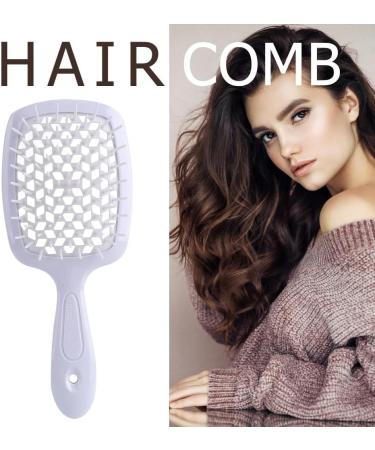 Comb Fluffy Shaped Comb Mesh Comb Wide Tooth Air Cushion Comb Massage Hair Brush Styling Tool Wide Tooth Comb (Color : Black Red) - Buy Online on SooperMarket.com