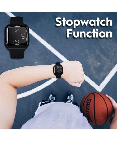 100m Water Resistant Scuba Diving Watch with Stopwatch, Alarm, Dual Time Display | 12/24 Hour Format - Buy Online on SooperMarket.com