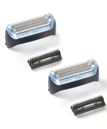 Nicfaky 2pcs Electric Mesh Durable Foil Head Parts for 10B/20B Model 180 190 170 1775 1735