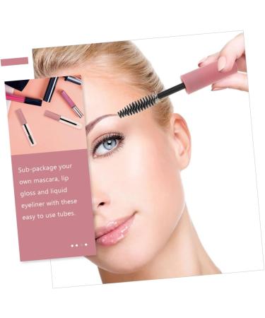 Healeved 25 Pcs Mascara Tube Cosmetic Containers Makeup Eyelash Brush Abs Pink Filling Lip Gloss Tube - Buy Online on SooperMarket.com