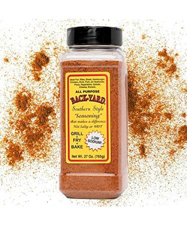 #1 All Purpose Seasoning | BACK-YARD Southern Style Original 27 oz | Value Size | Easy and Delicious | Sprinkle on Steak Seasoning, Poultry Seasoning, Fish Seasoning, Vegetable Seasoning | Low Sodium