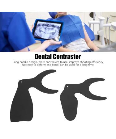 2-Piece Dental Photo Control Set - Long Handle Opaque Background Plaque for Oral Care & Contrast Scale - Buy Online on SooperMarket.com